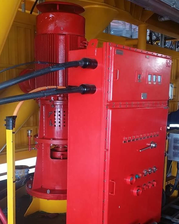 Oilfield development motor vertical fire pump project vertical turbine pump